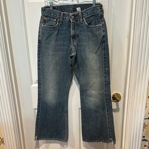Abercrombie & Fitch 1892 Flare cut Classic Blue Denim Jeans 30/30